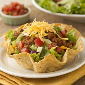 Tortilla Bowl Taco Salad